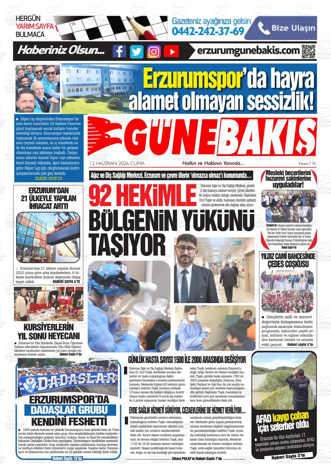 Erzurum Yenikusak 12.06.2026