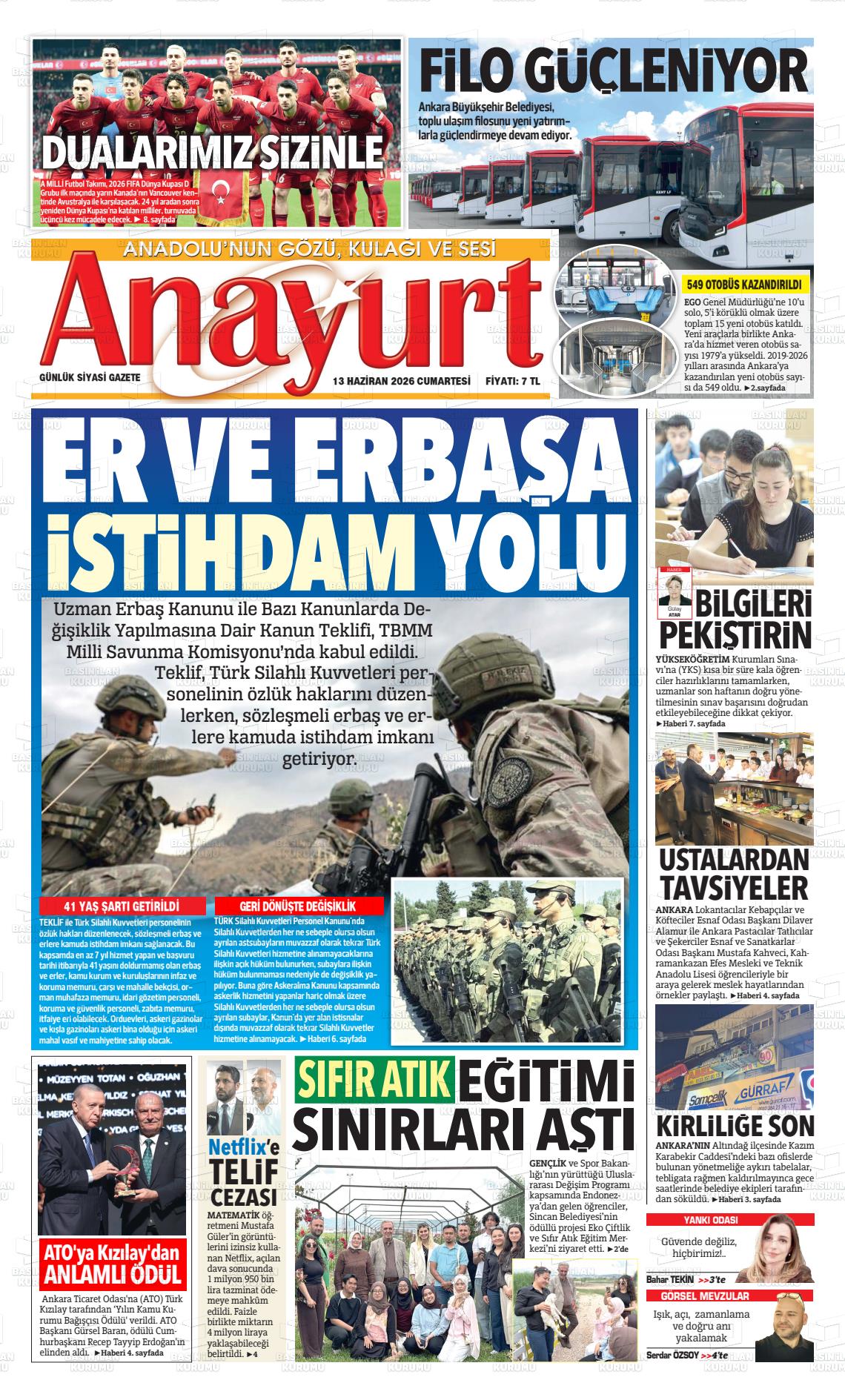 Ankara Anayurt 13.06.2026