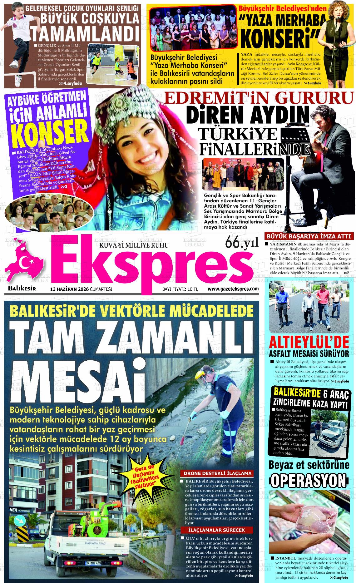 Balikesir Ekspres 13.06.2026