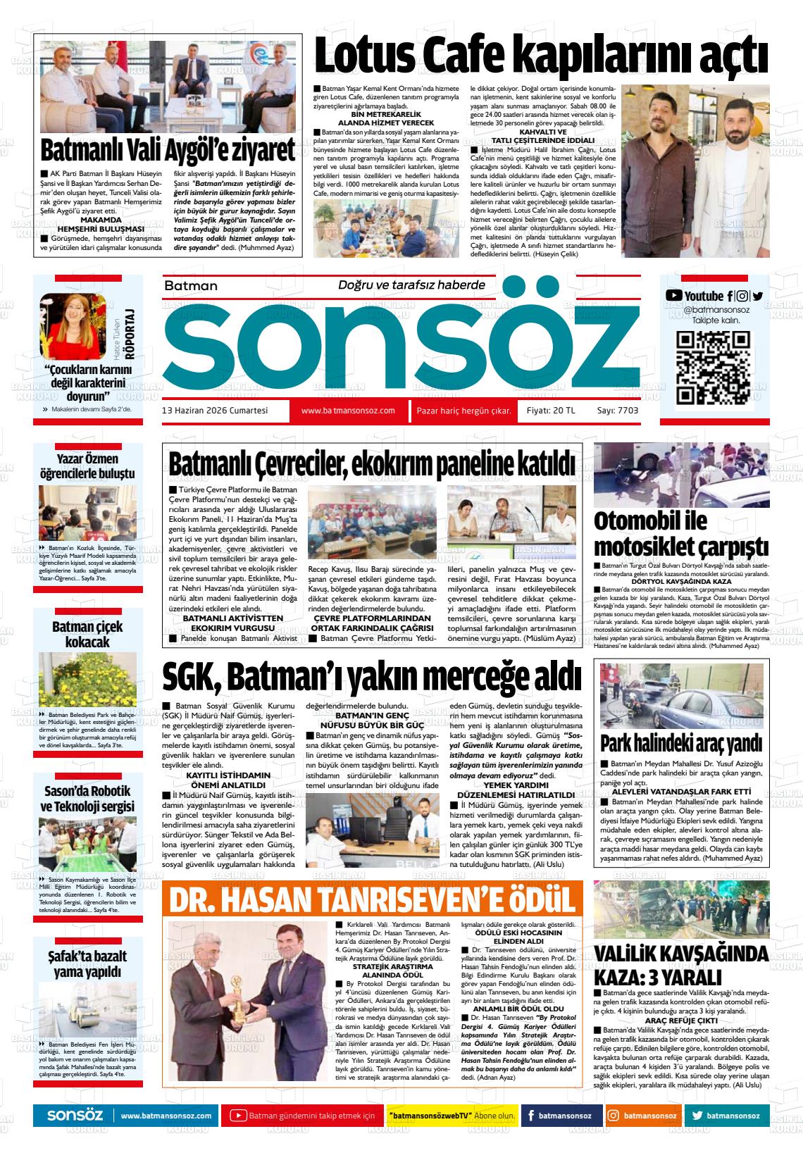 Batman Sonsoz 13.06.2026