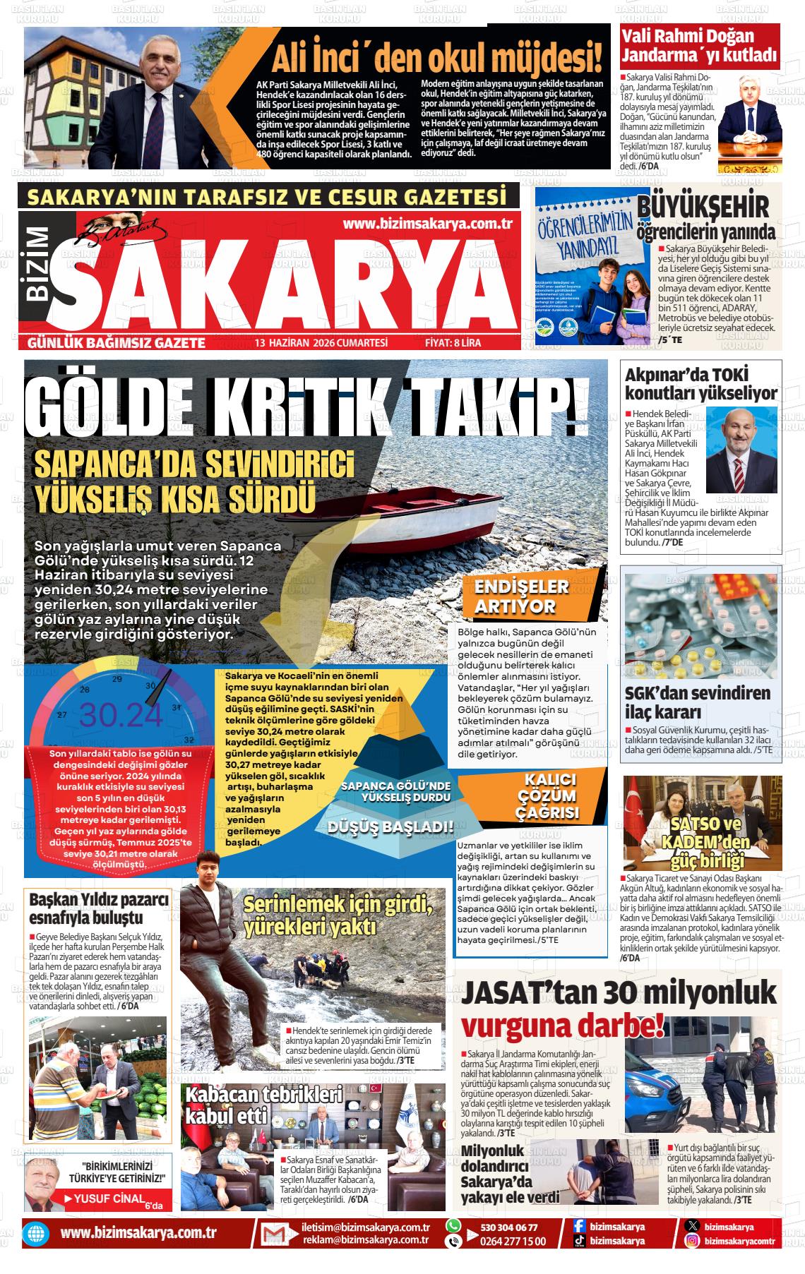 Sakarya Bizim 13.06.2026