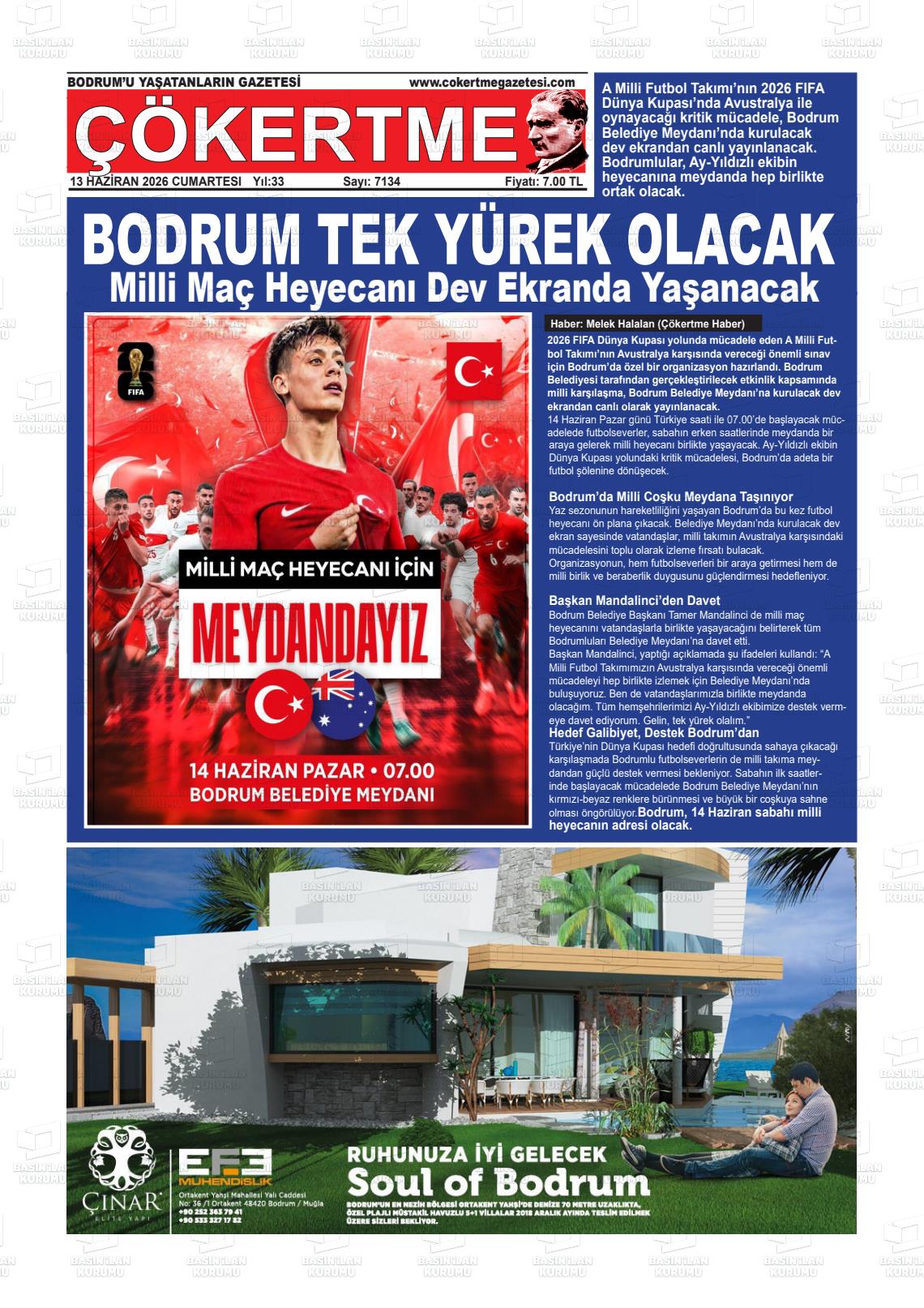 Mugla Cokertme 13.06.2026