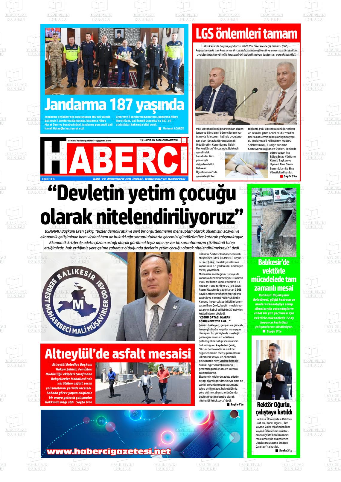 Mersin Haberci 13.06.2026