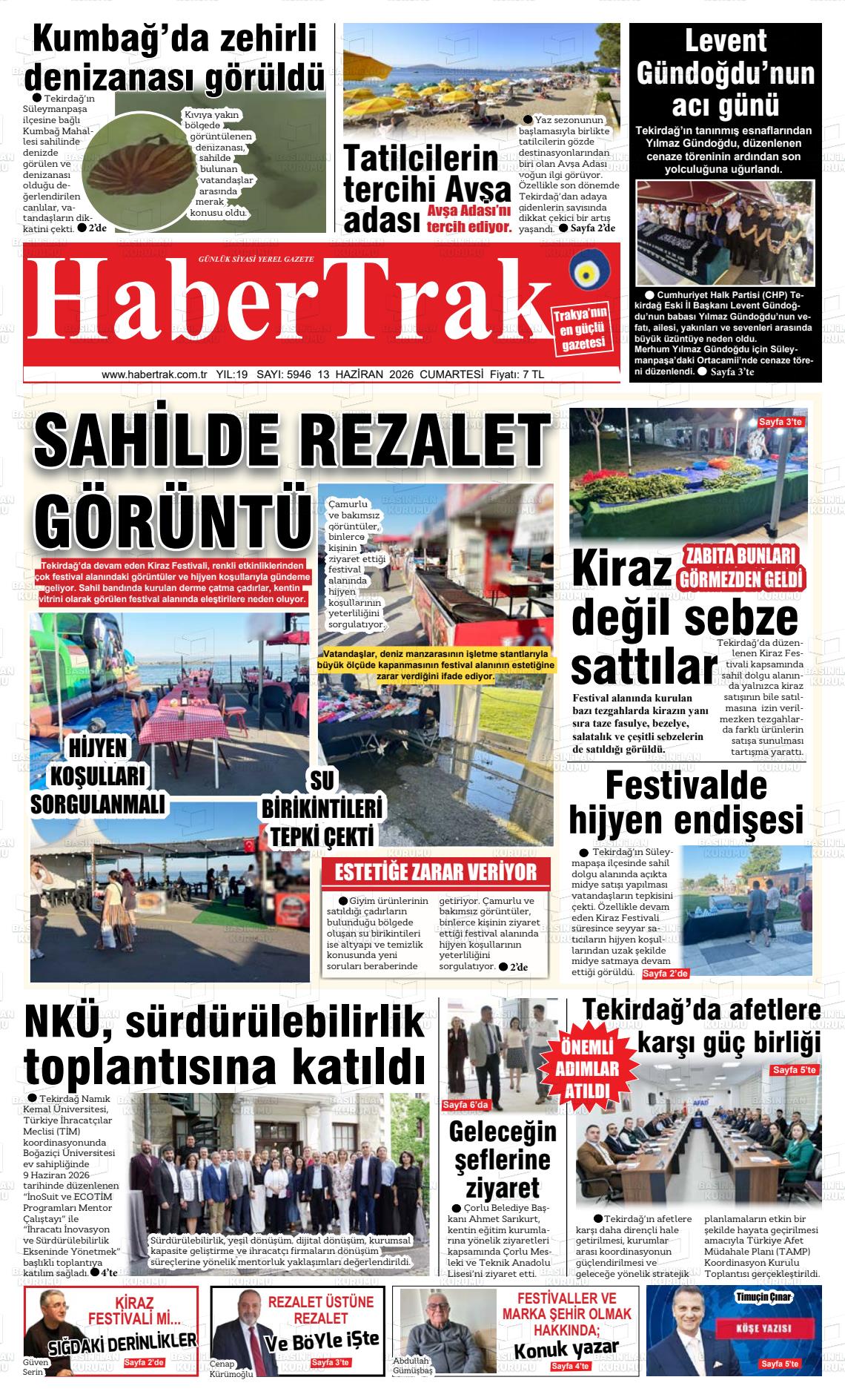 Tekirdag Habertrak 13.06.2026