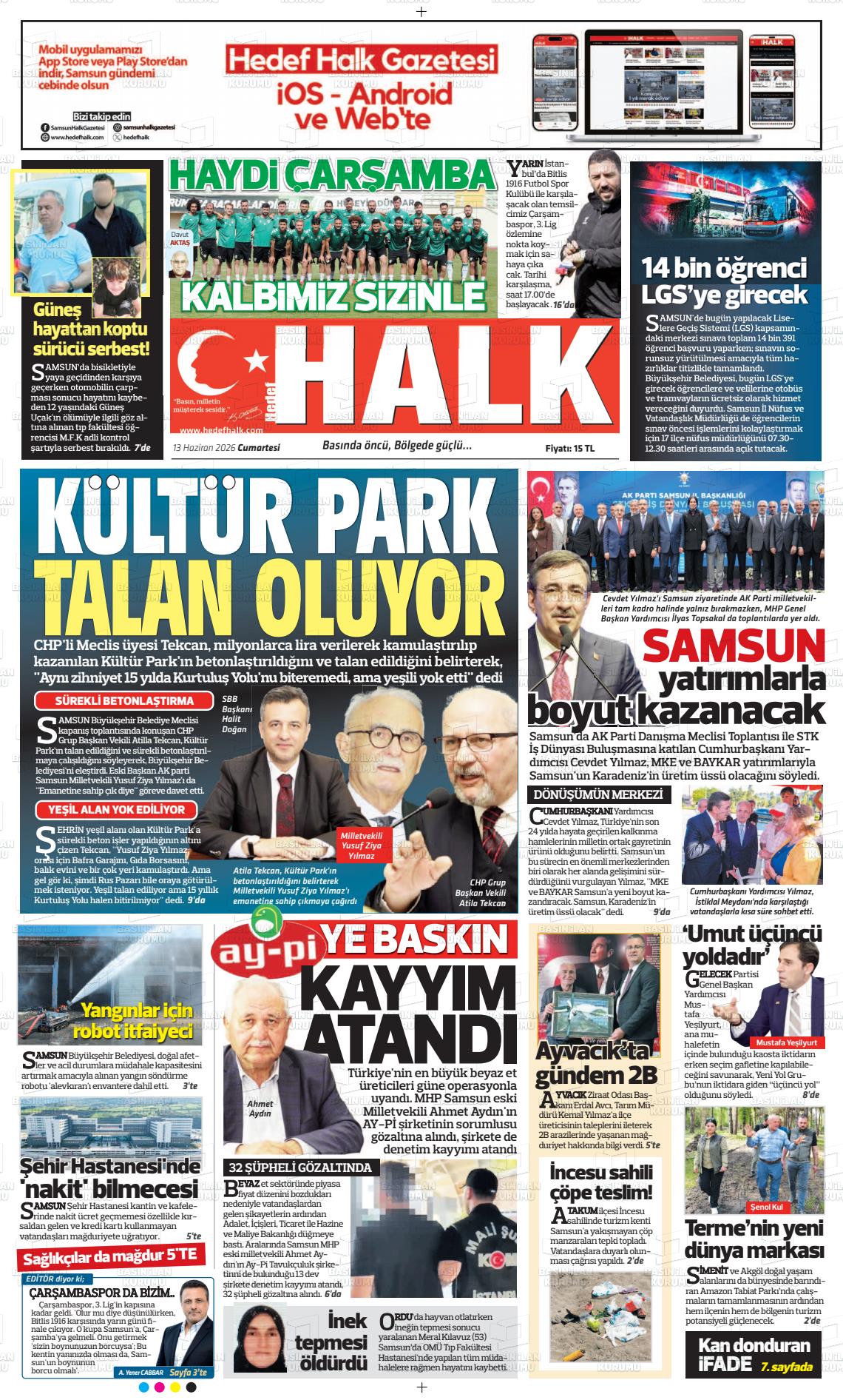 Samsun Hedefhalk 13.06.2026