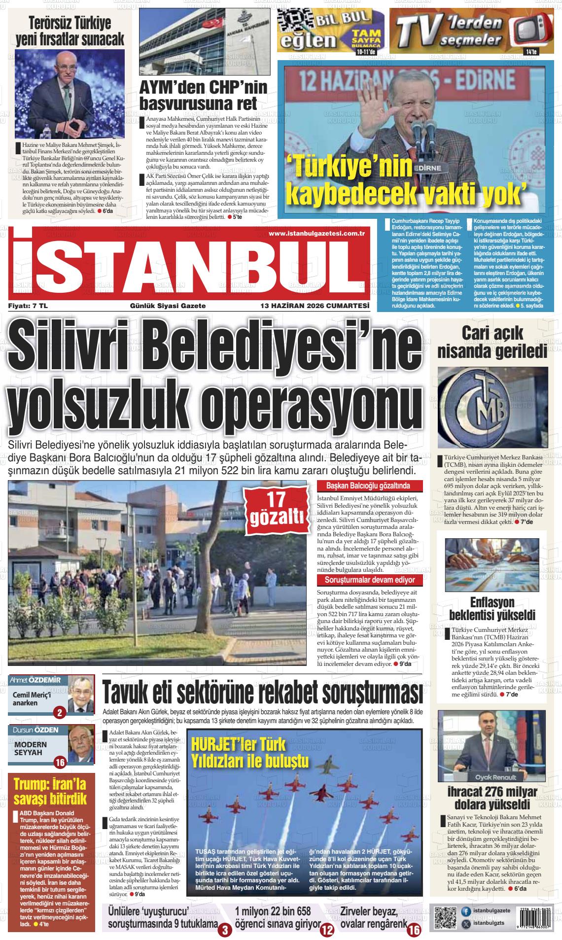 Istanbul 13.06.2026