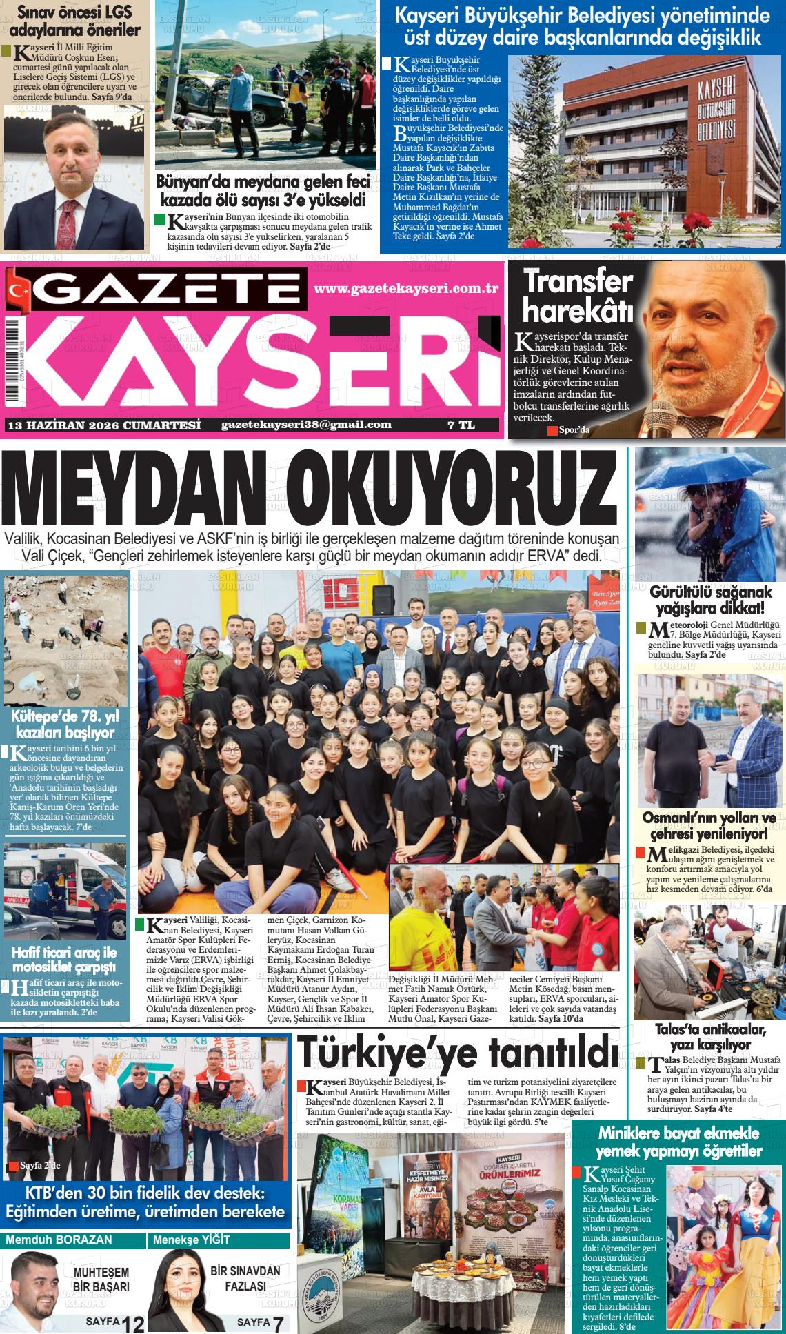Kayseri Haber 38 13.06.2026