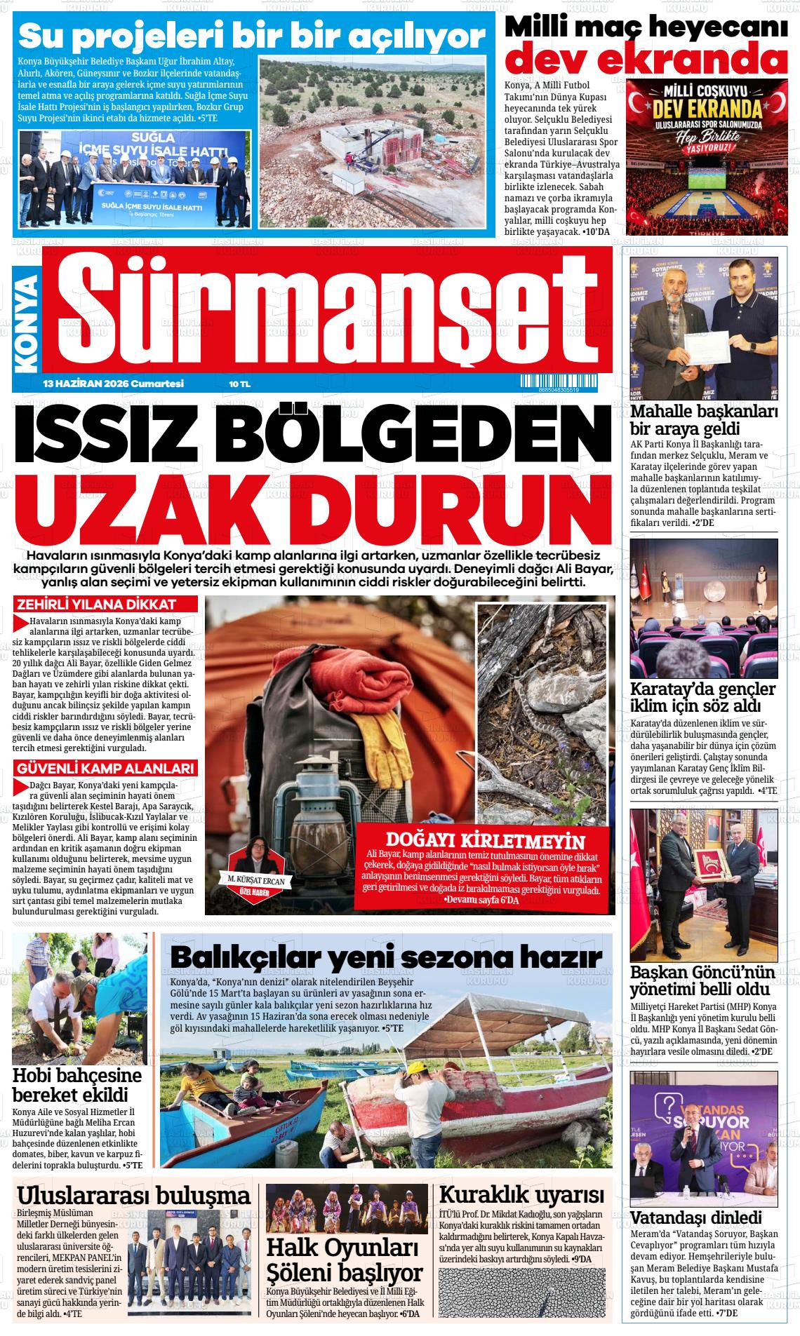 Konya Ninsesi 13.06.2026