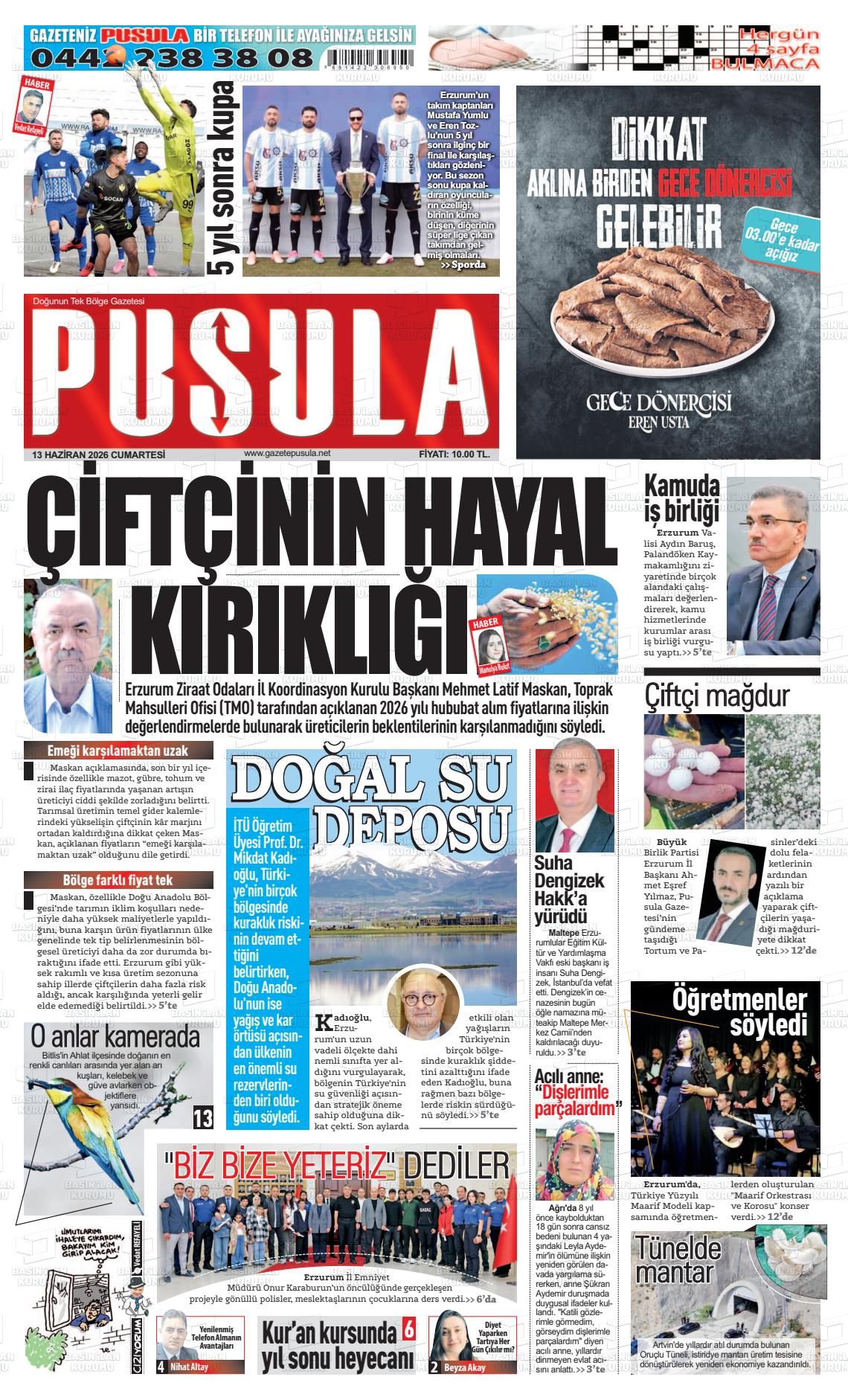 Zonguldak Pusula 13.06.2026