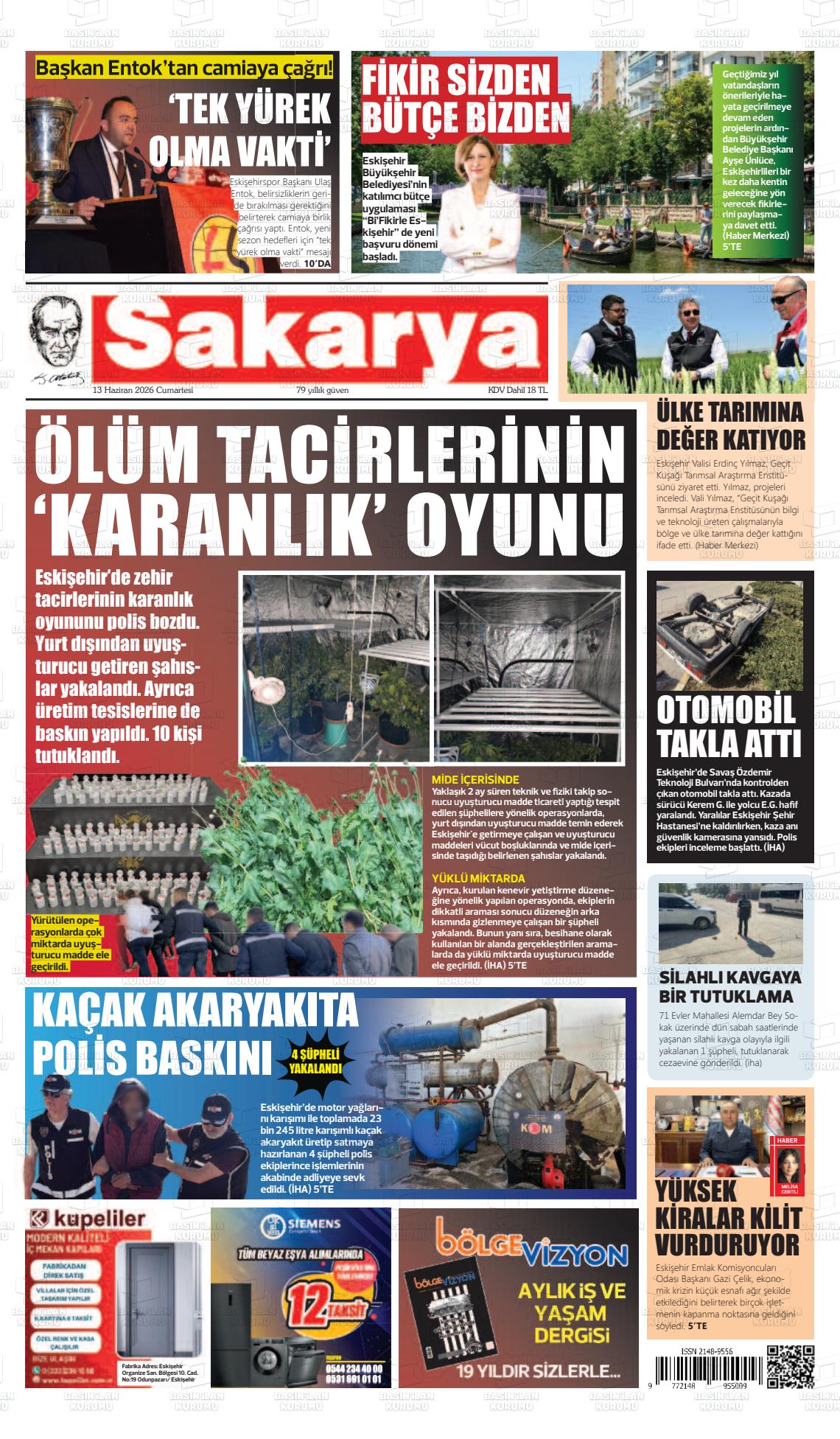 Eskisehir Sakarya 13.06.2026