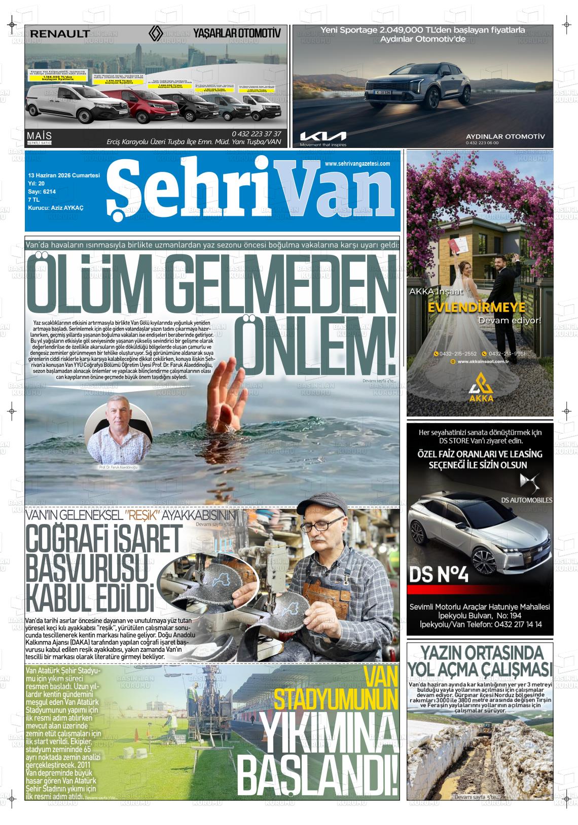 Van Sehri 13.06.2026