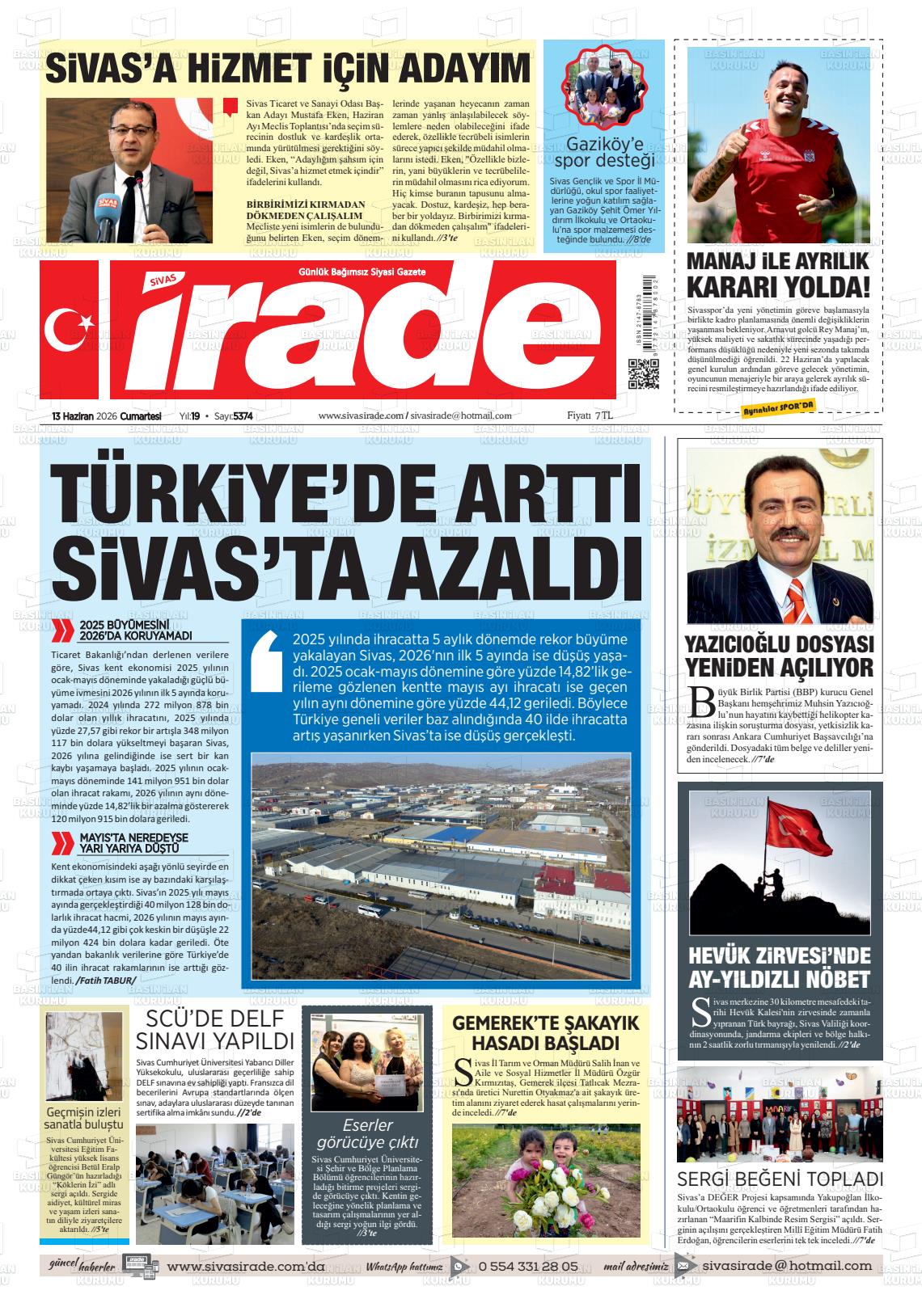Sivas Irade 13.06.2026