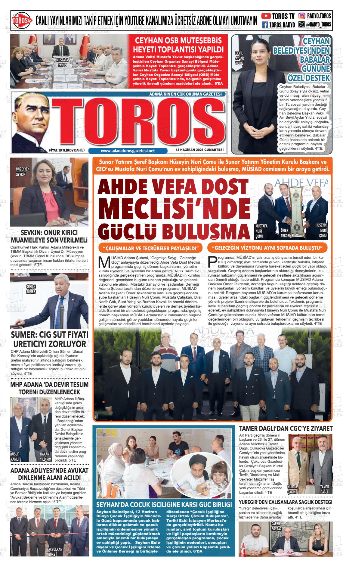 Antalya Toros 13.06.2026
