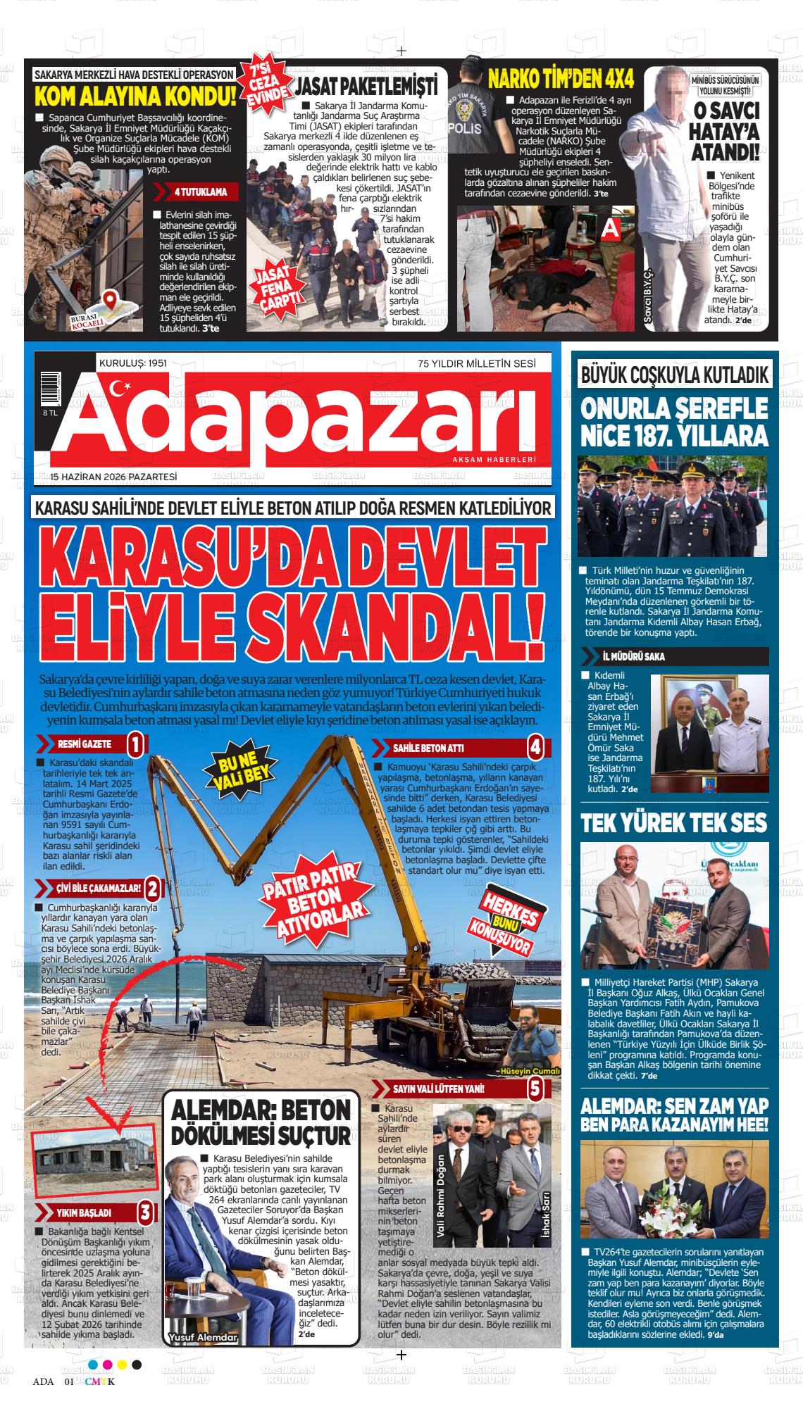 Sakarya Adapazariaksamhaberleri 15.06.2026