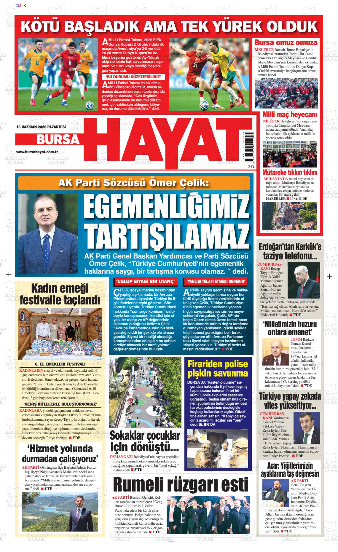 Bursa Hayat 15.06.2026