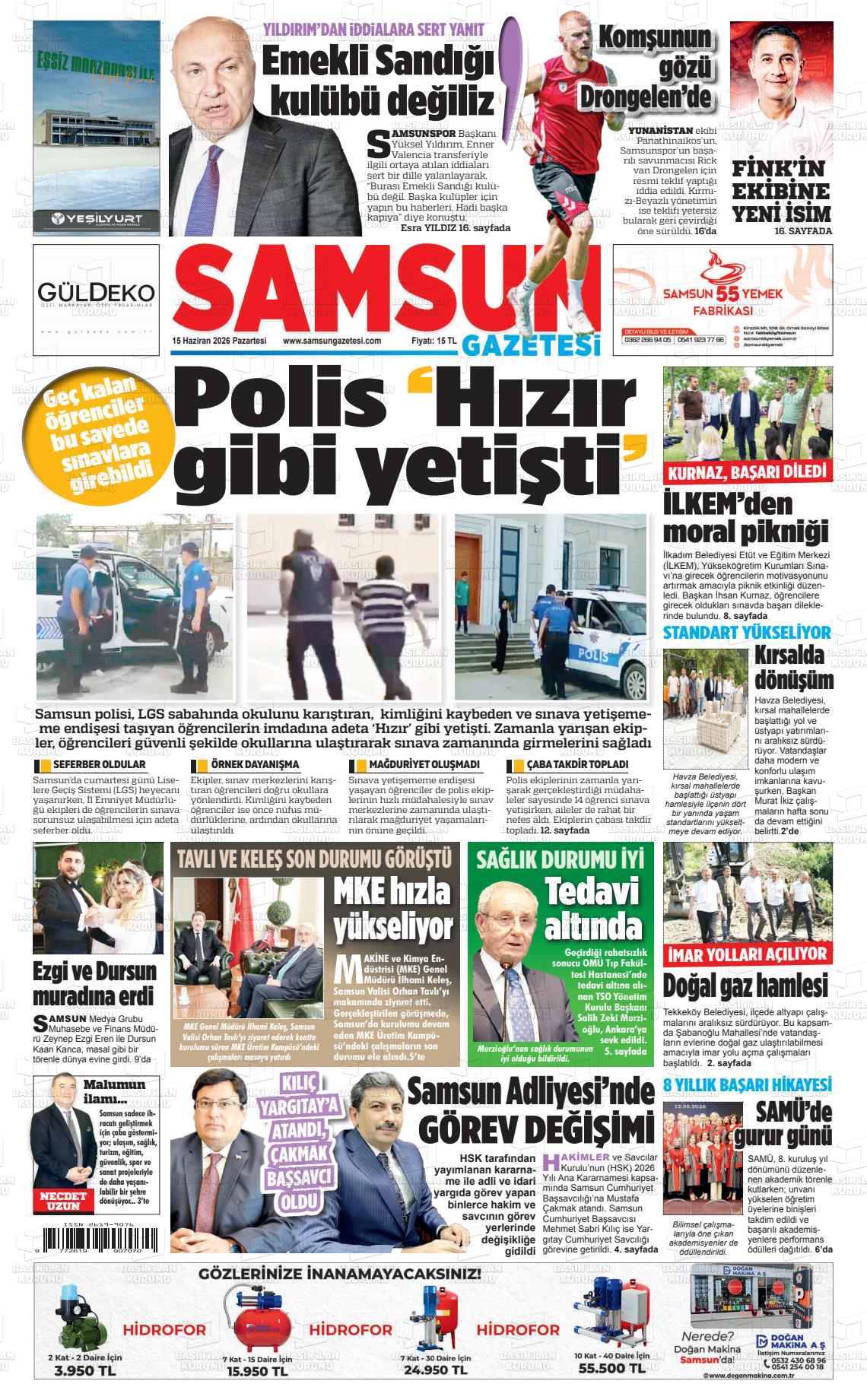 Samsun Ekip 15.06.2026