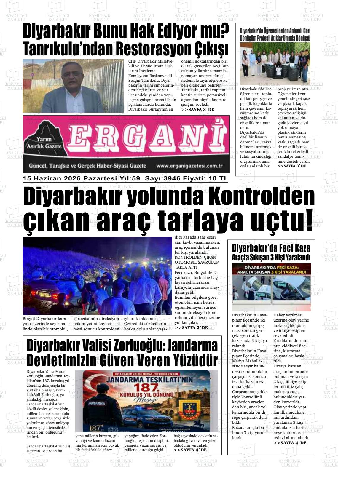 Diyarbakir Ergani 15.06.2026