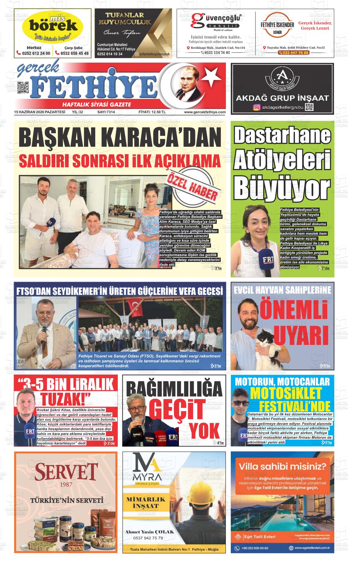 Mugla Gercekfethiye 15.06.2026