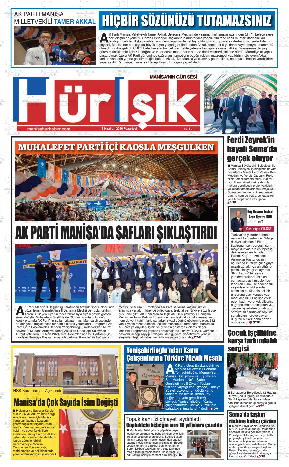 Manisa Hurisik 15.06.2026