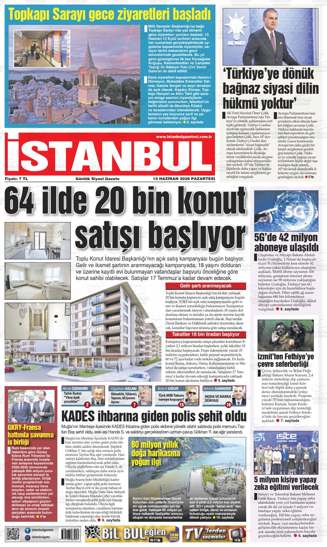 Istanbul 15.06.2026