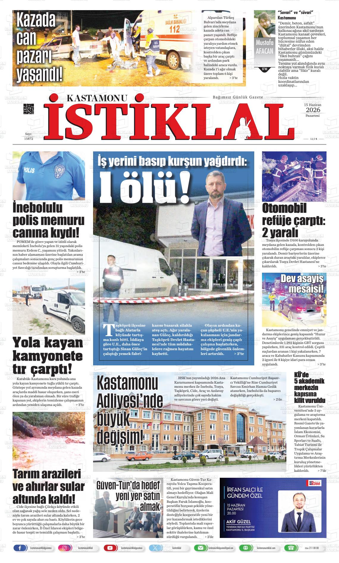Kastamonu 15.06.2026