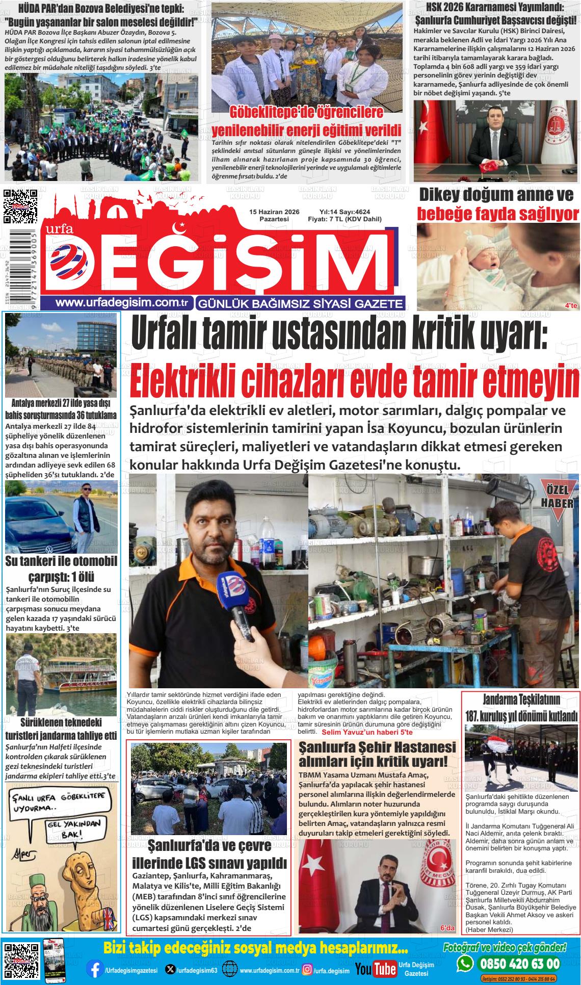 Sanliurfa Urfastar 15.06.2026