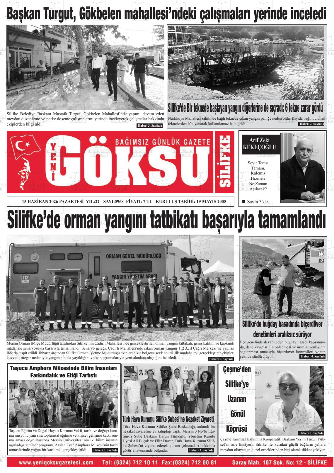 Mersin Yenigoksu 15.06.2026