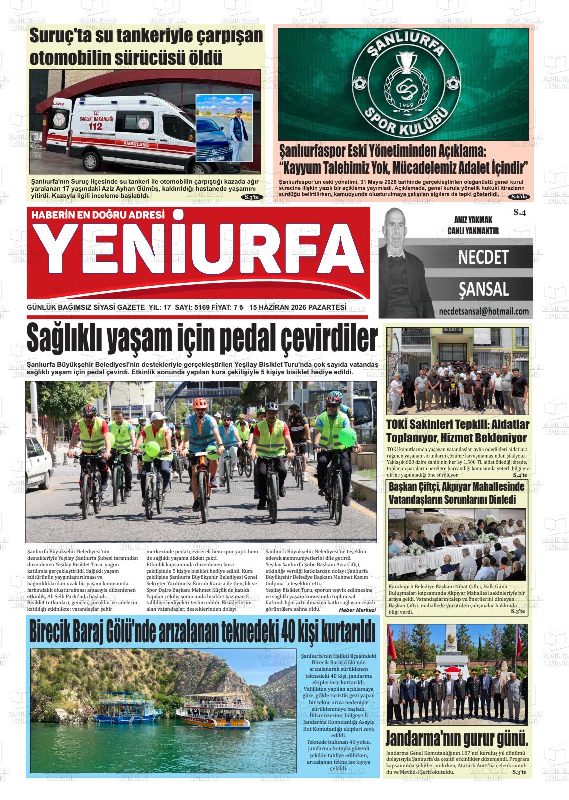 Sanliurfa Yeniurfa 15.06.2026