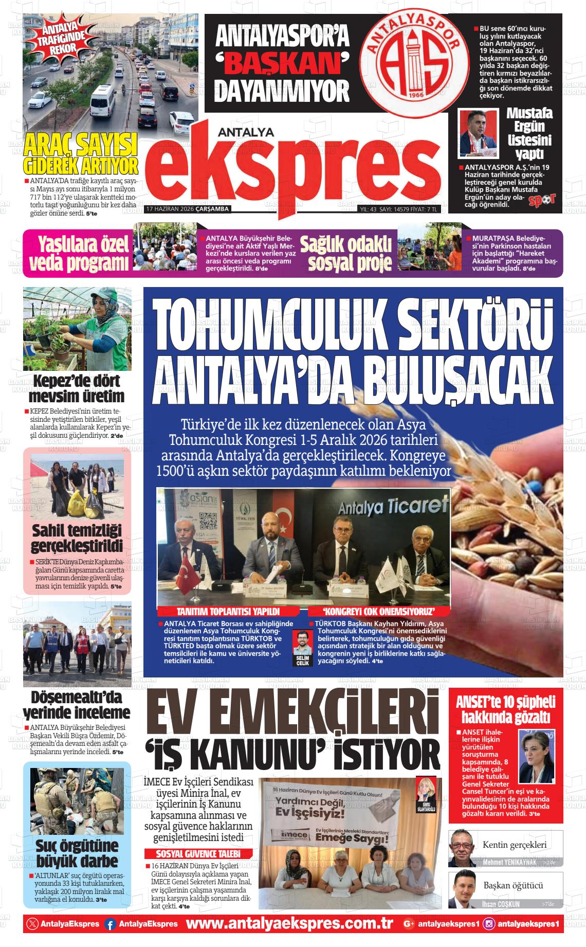 Antalya Ekspres 17.06.2026
