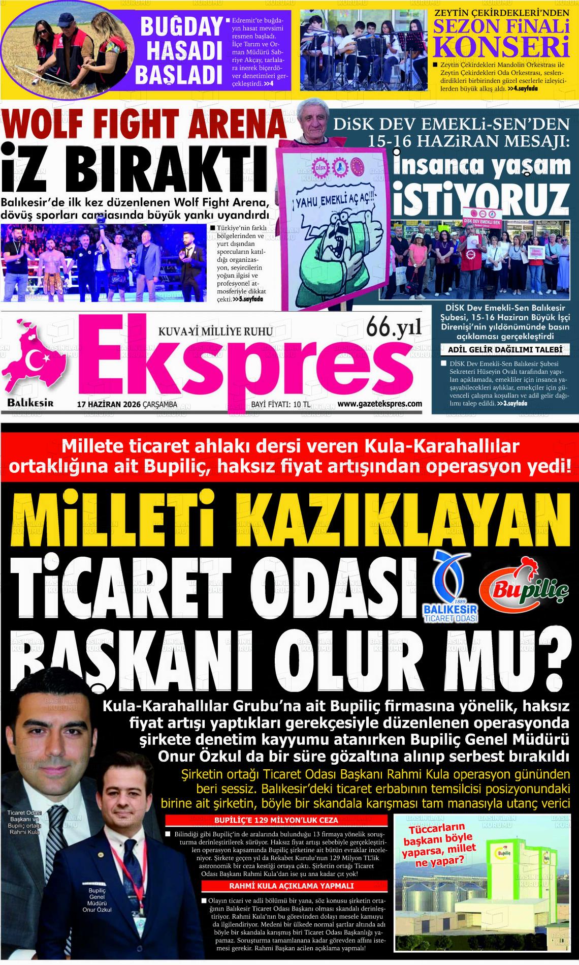 Balikesir Ekspres 17.06.2026