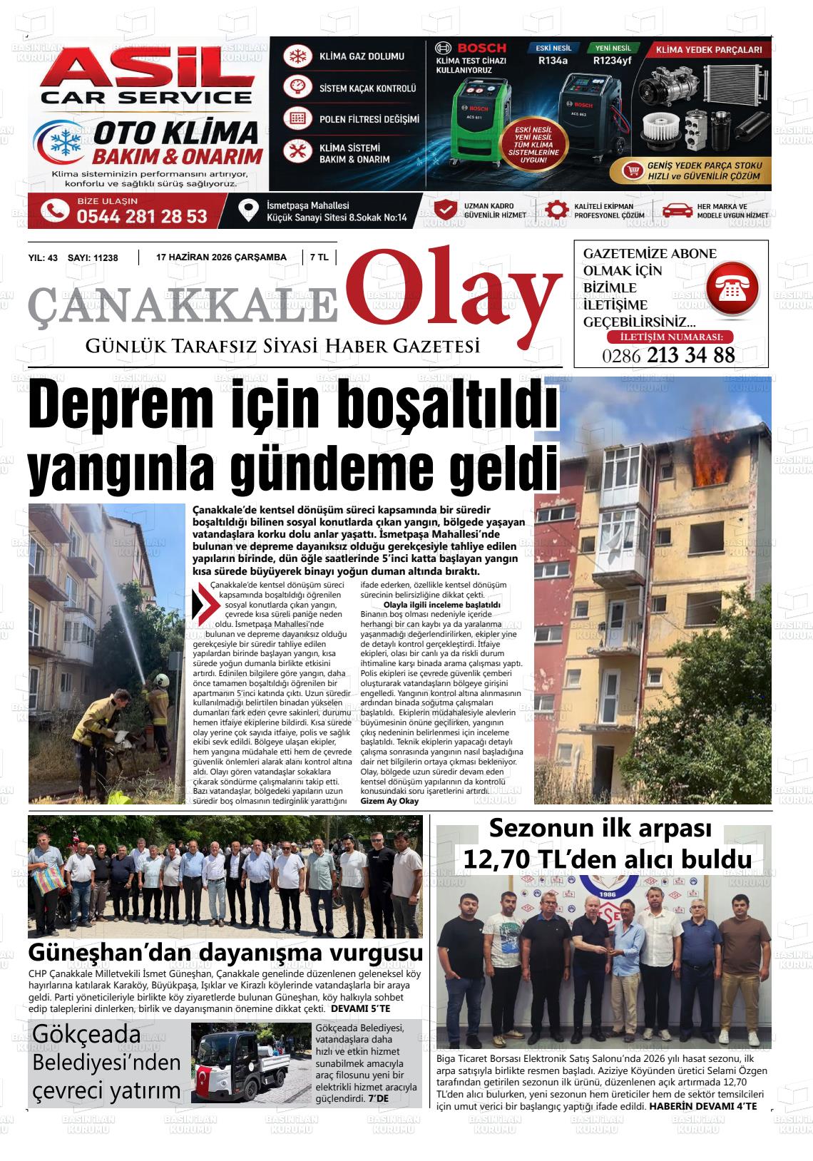 Canakkale Olay 17.06.2026