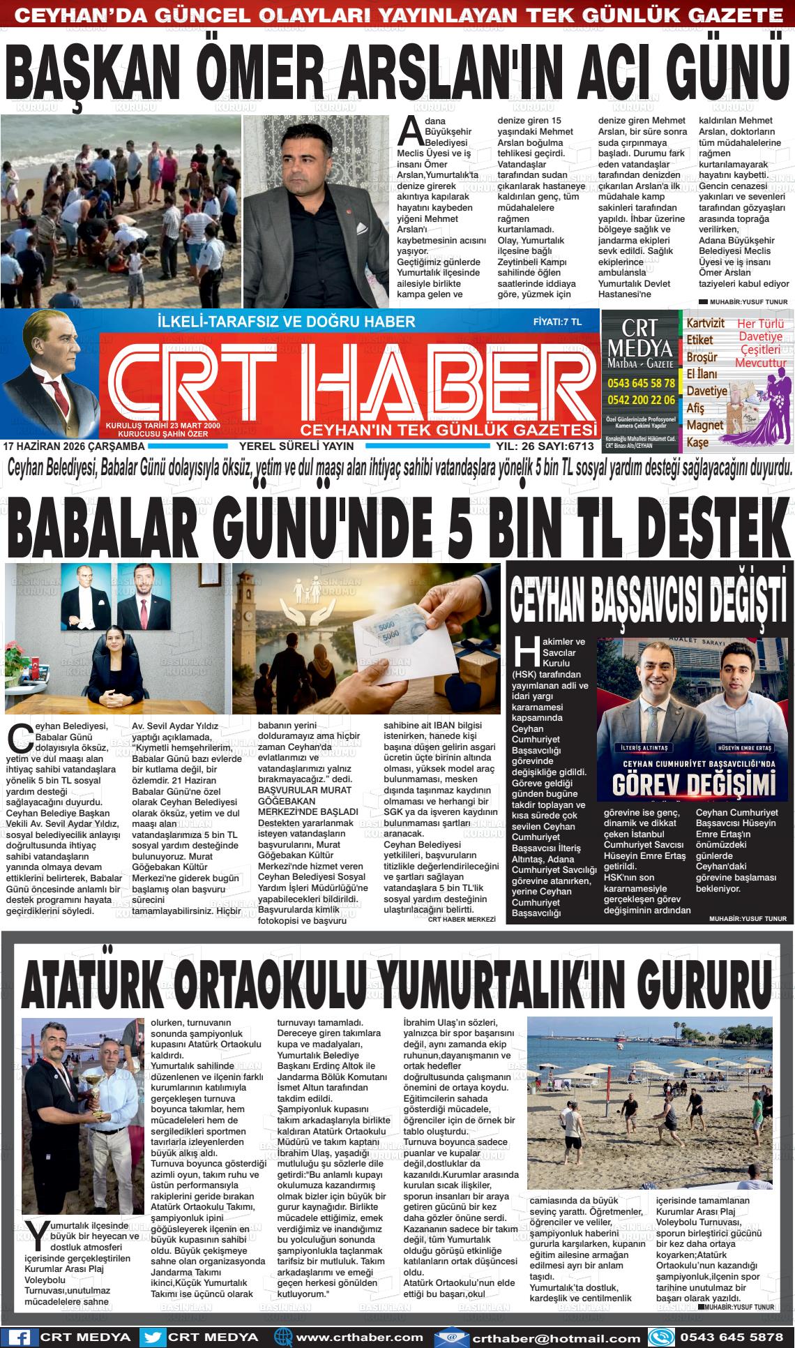 Adana Crthaber 17.06.2026