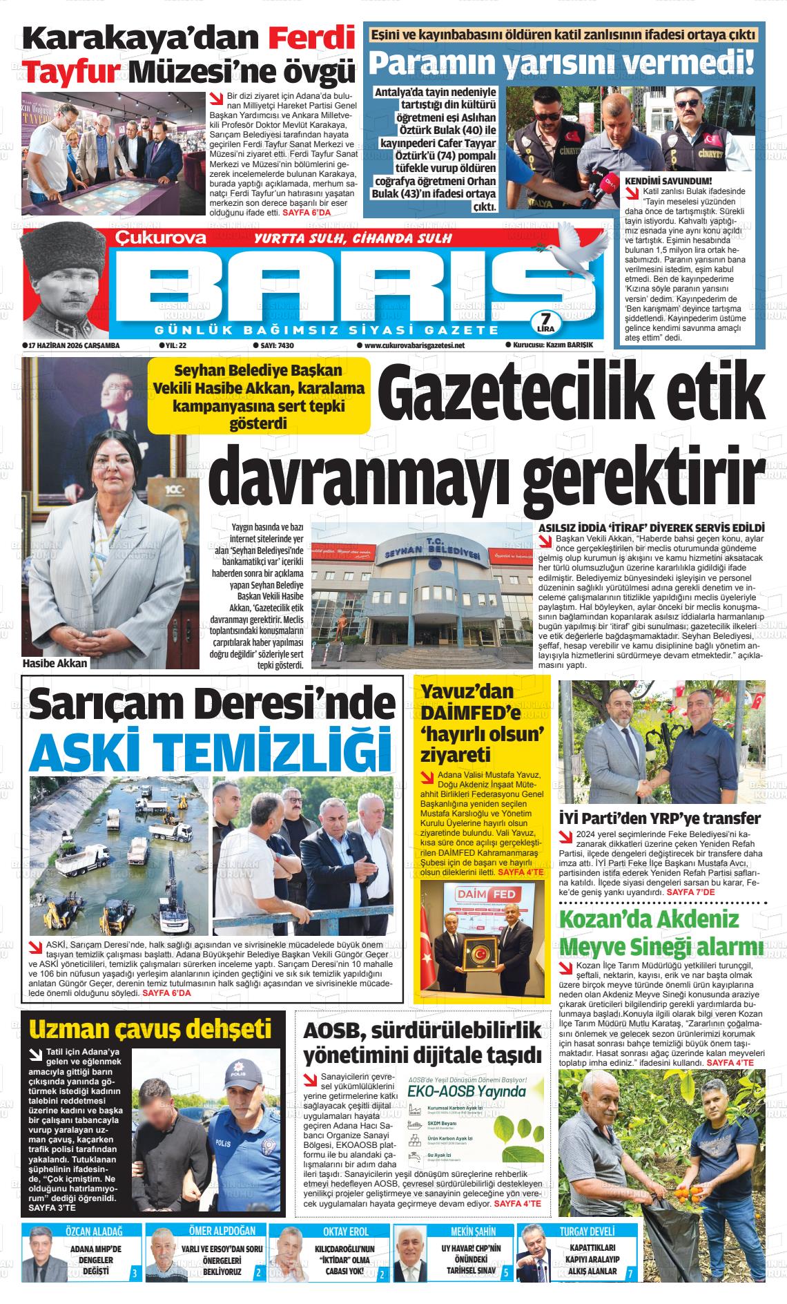 Adana Cukurovabaris 17.06.2026