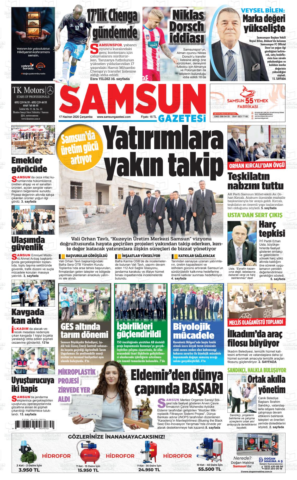 Samsun Ekip 17.06.2026