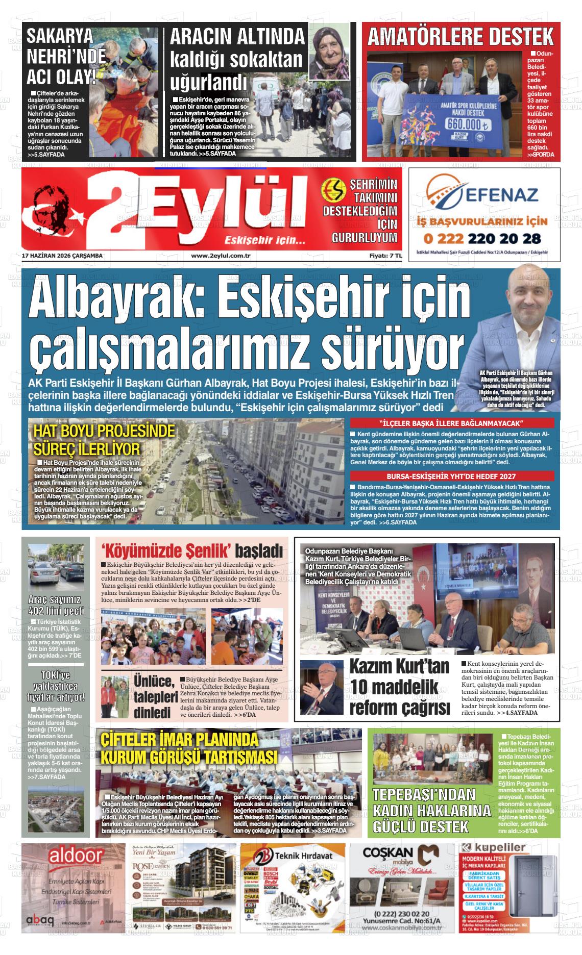 Eskisehir 2 Eylul 17.06.2026