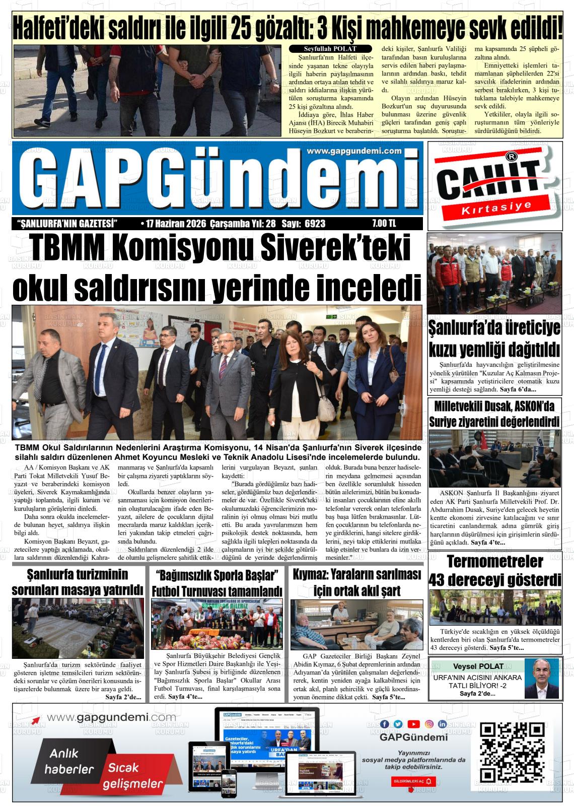 Sanliurfa Gapgundemi 17.06.2026