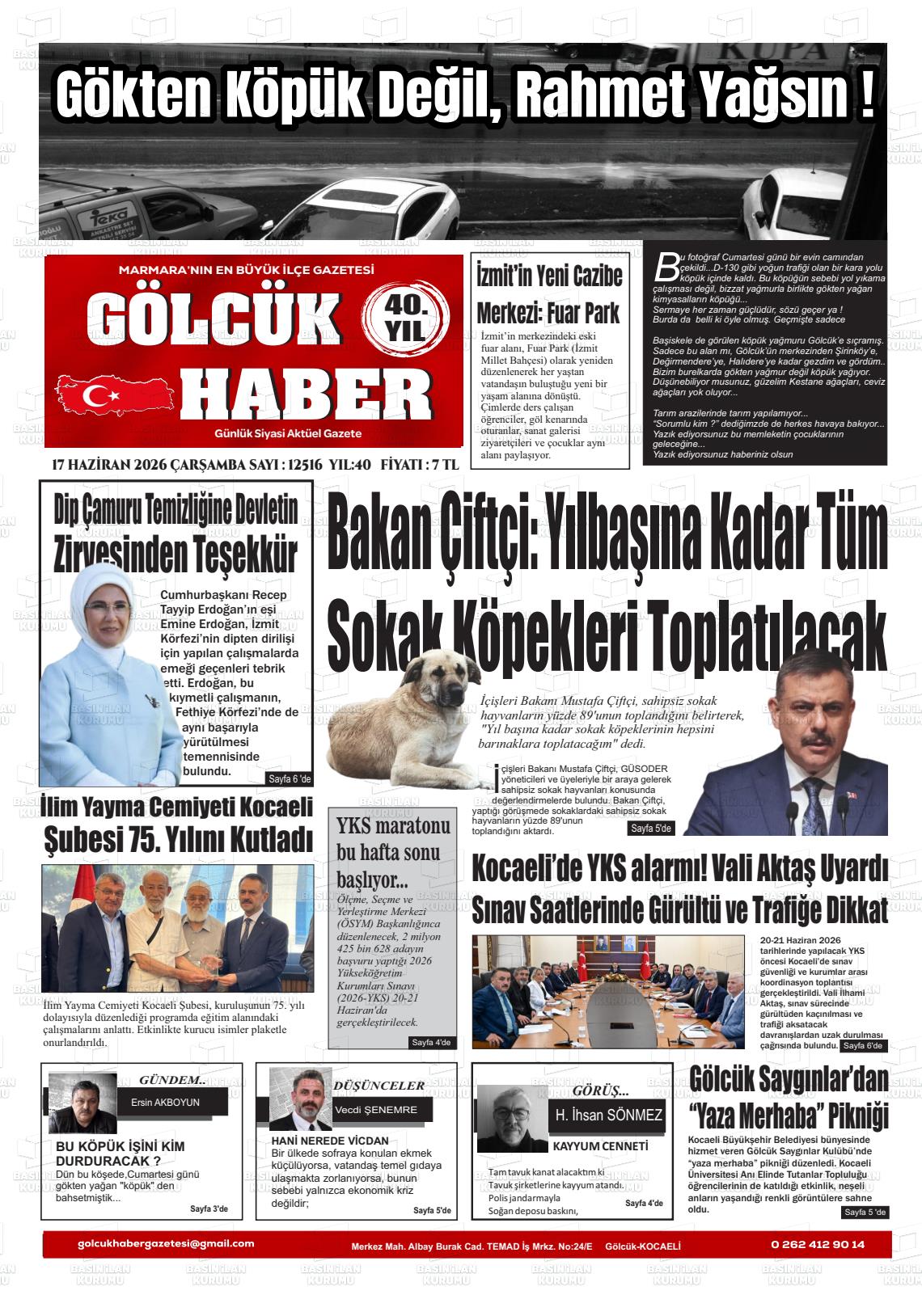 Kocaeli Golcukhaber 17.06.2026