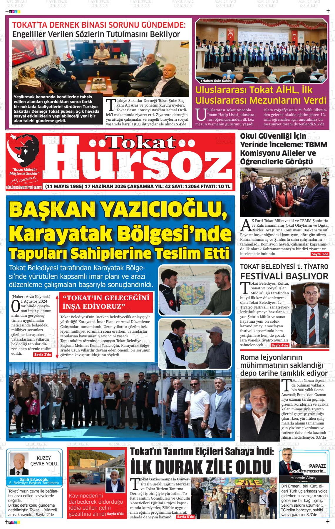 Tokat Hursoz 17.06.2026