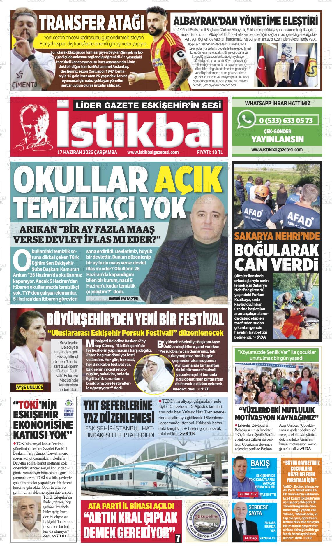 Eskisehir Istikbal 17.06.2026