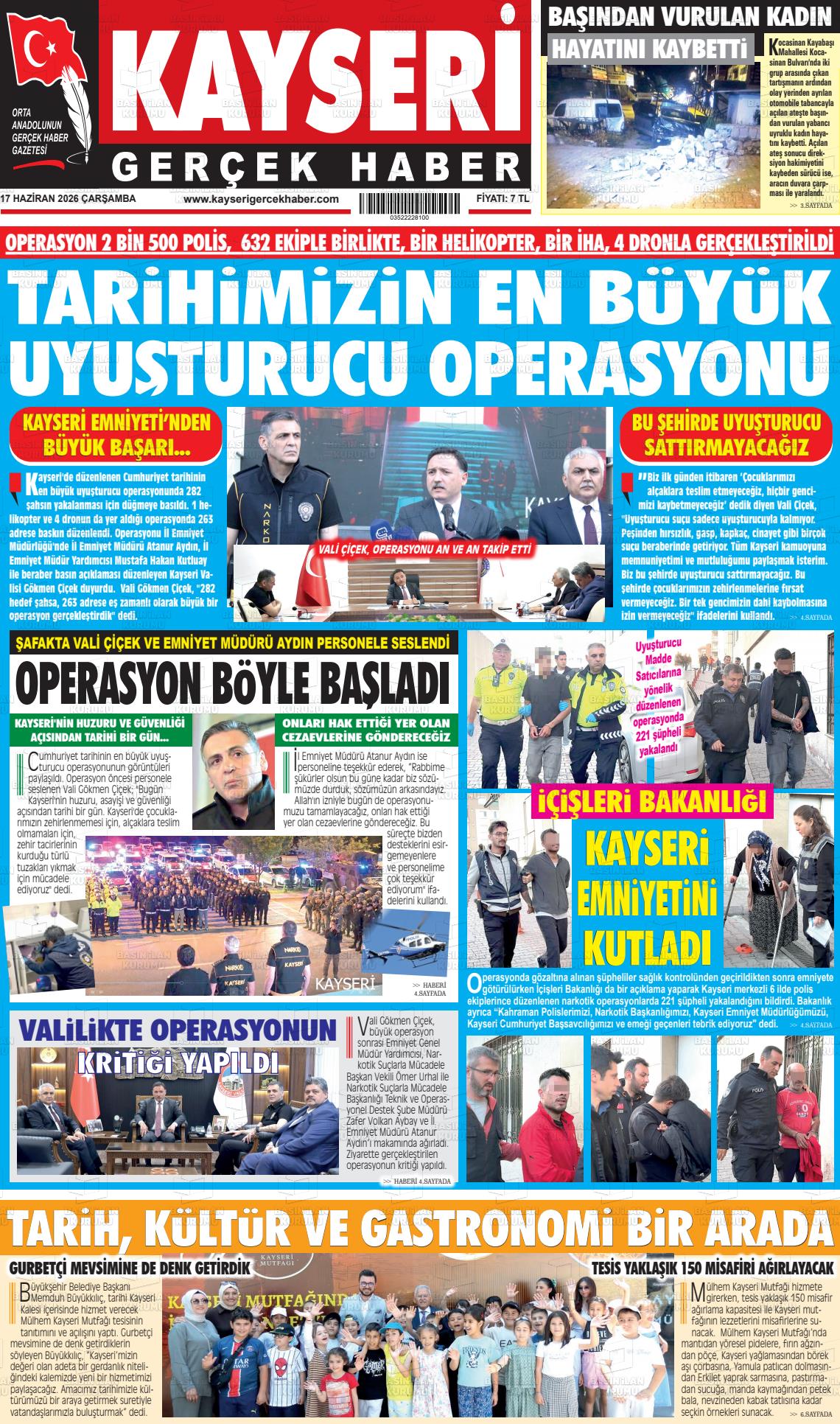 Kayseri Starhaber 17.06.2026