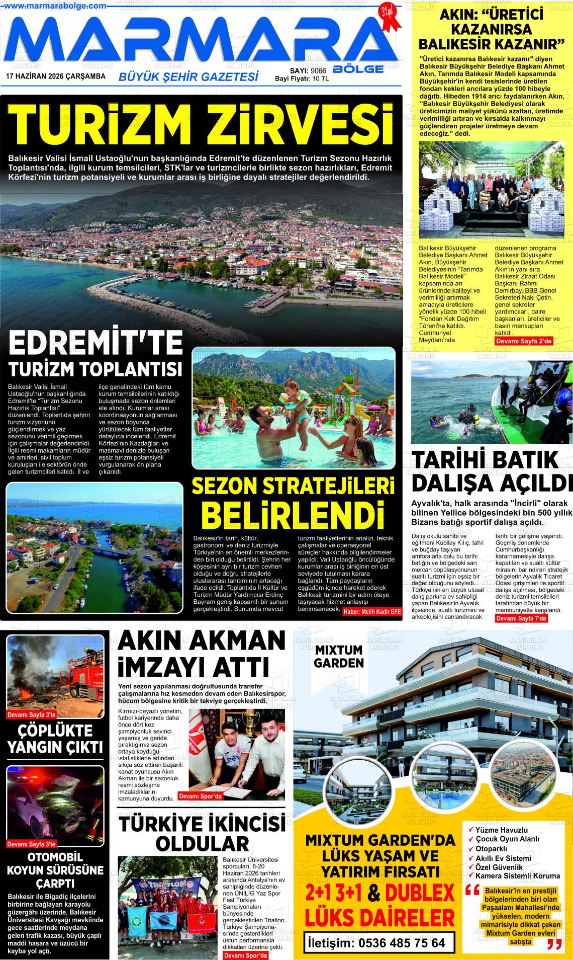 Balikesir Marmarabolge 17.06.2026