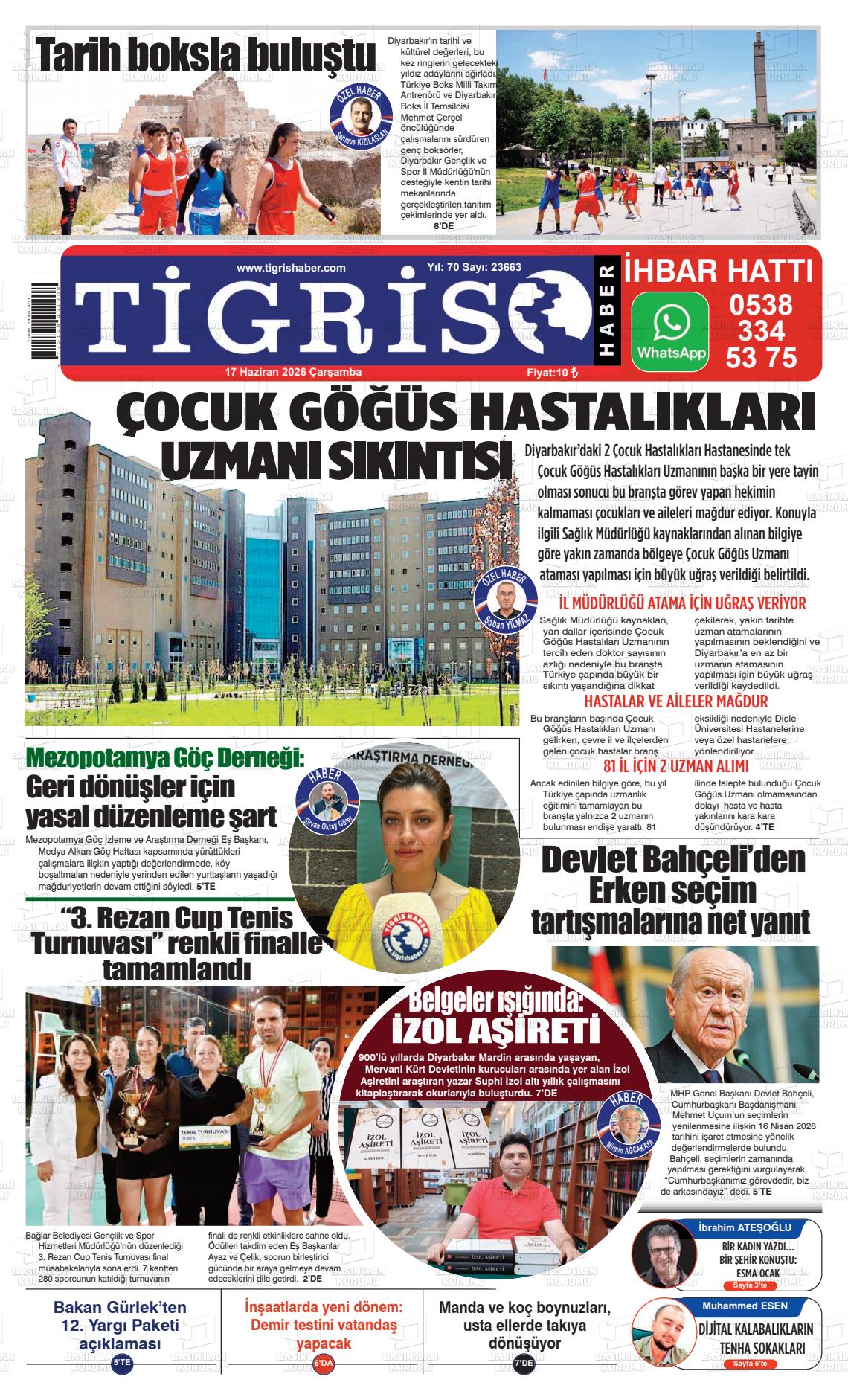 Diyarbakir Tirgis 17.06.2026