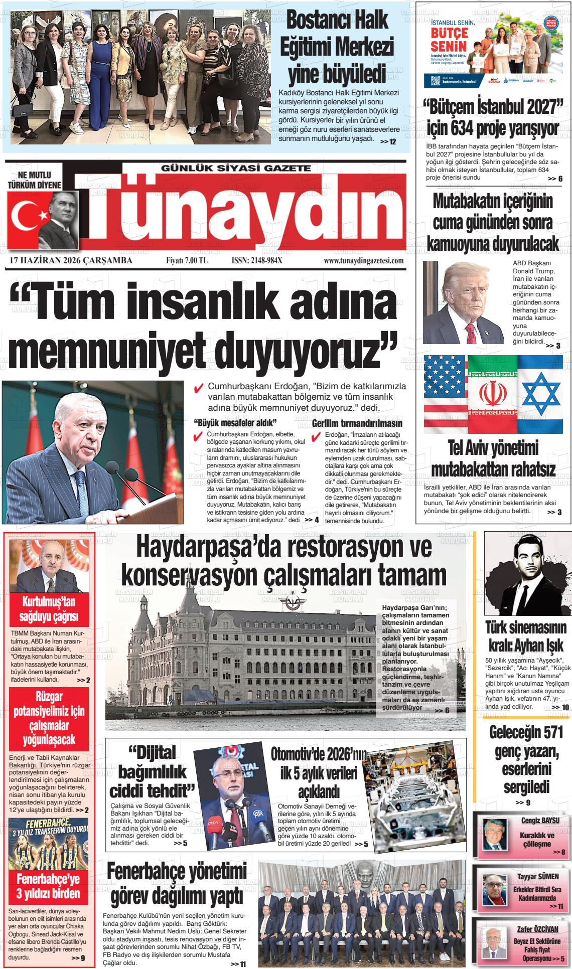 Istanbul Tunaydin 17.06.2026