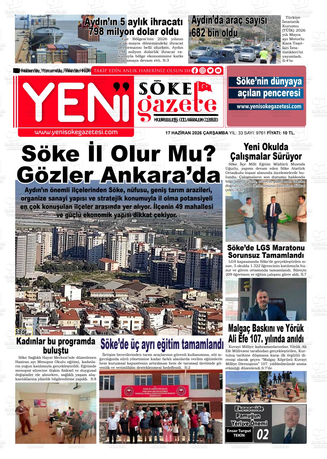 Aydin Yenisoke 17.06.2026