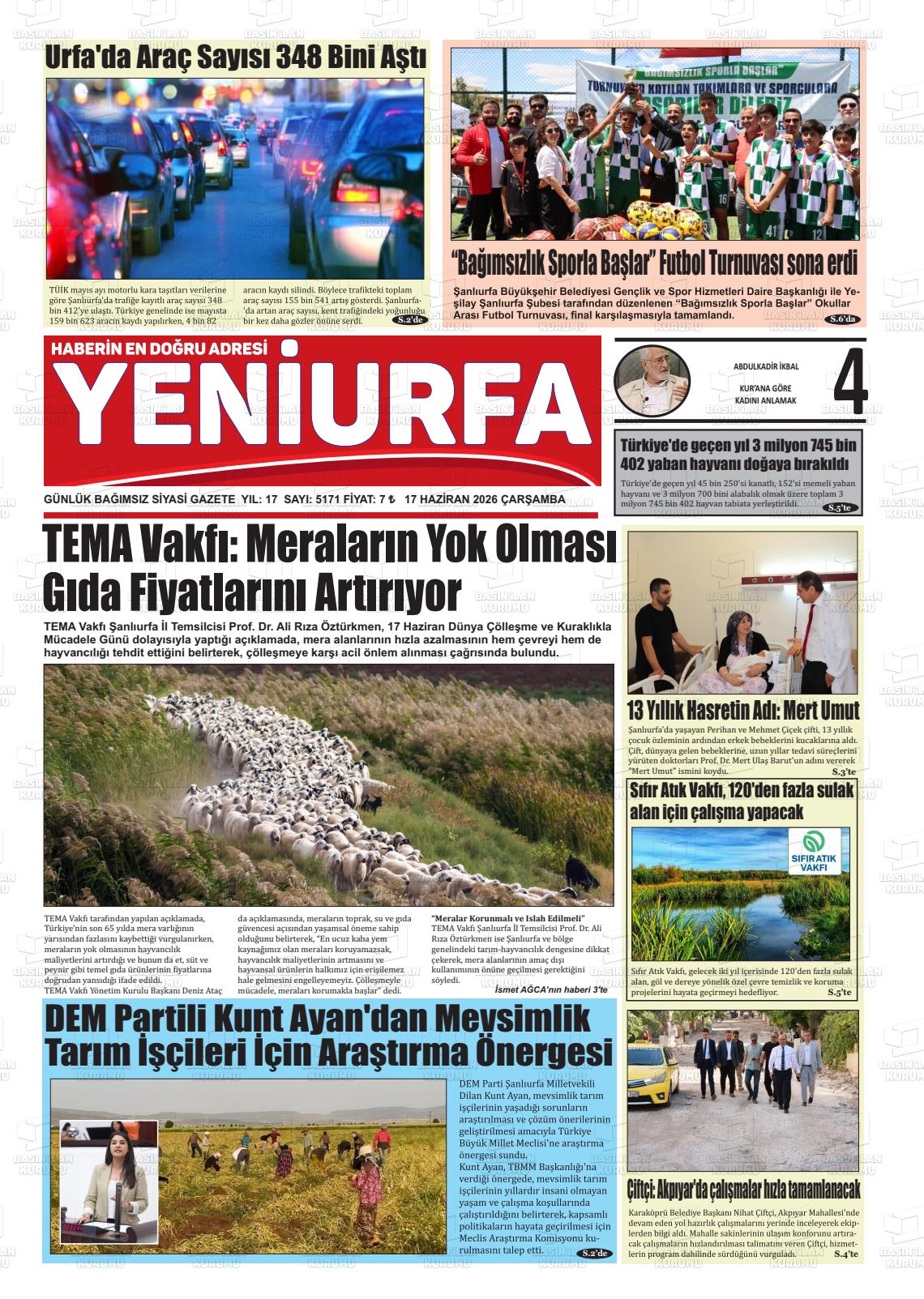 Sanliurfa Yeniurfa 17.06.2026