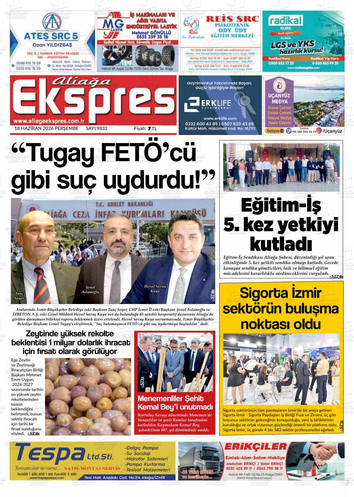 Izmir Aliagaekspres 18.06.2026