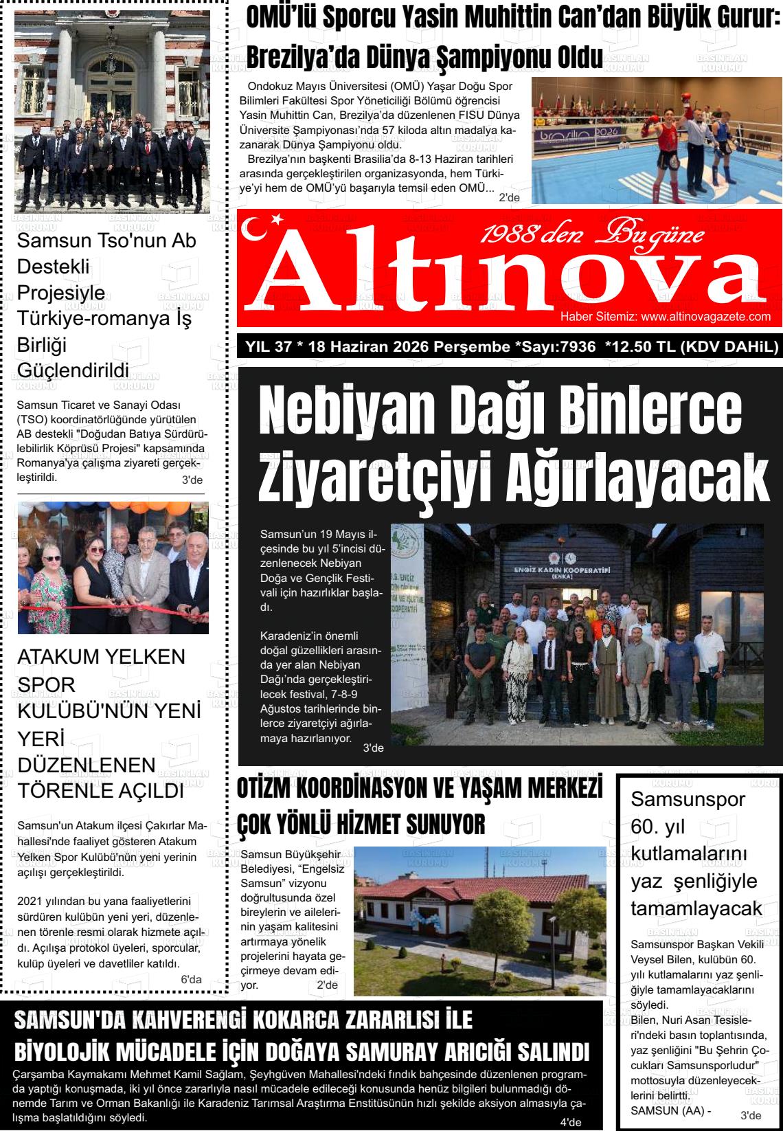Samsun Altinova 18.06.2026