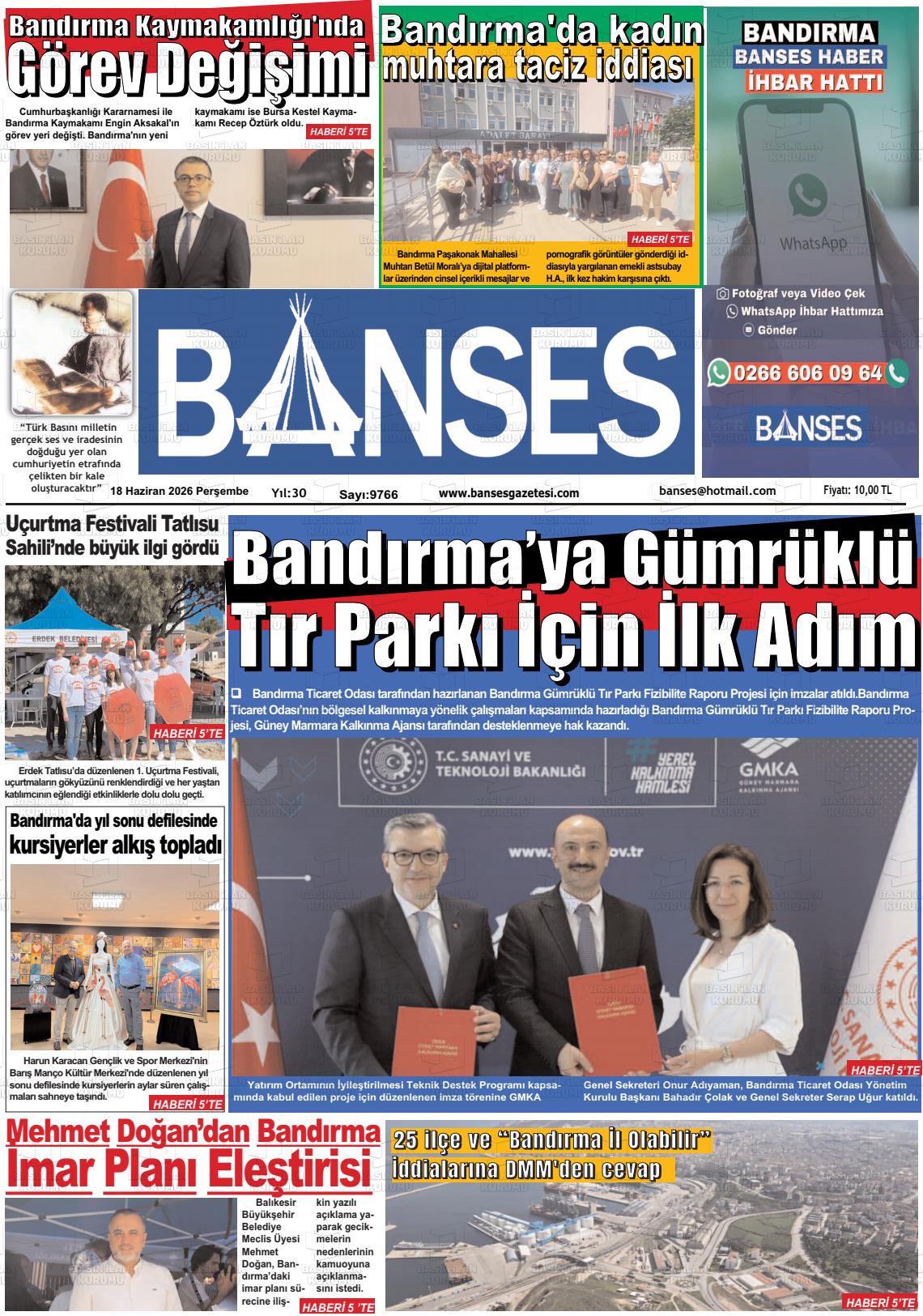 Balikesir Banses 18.06.2026