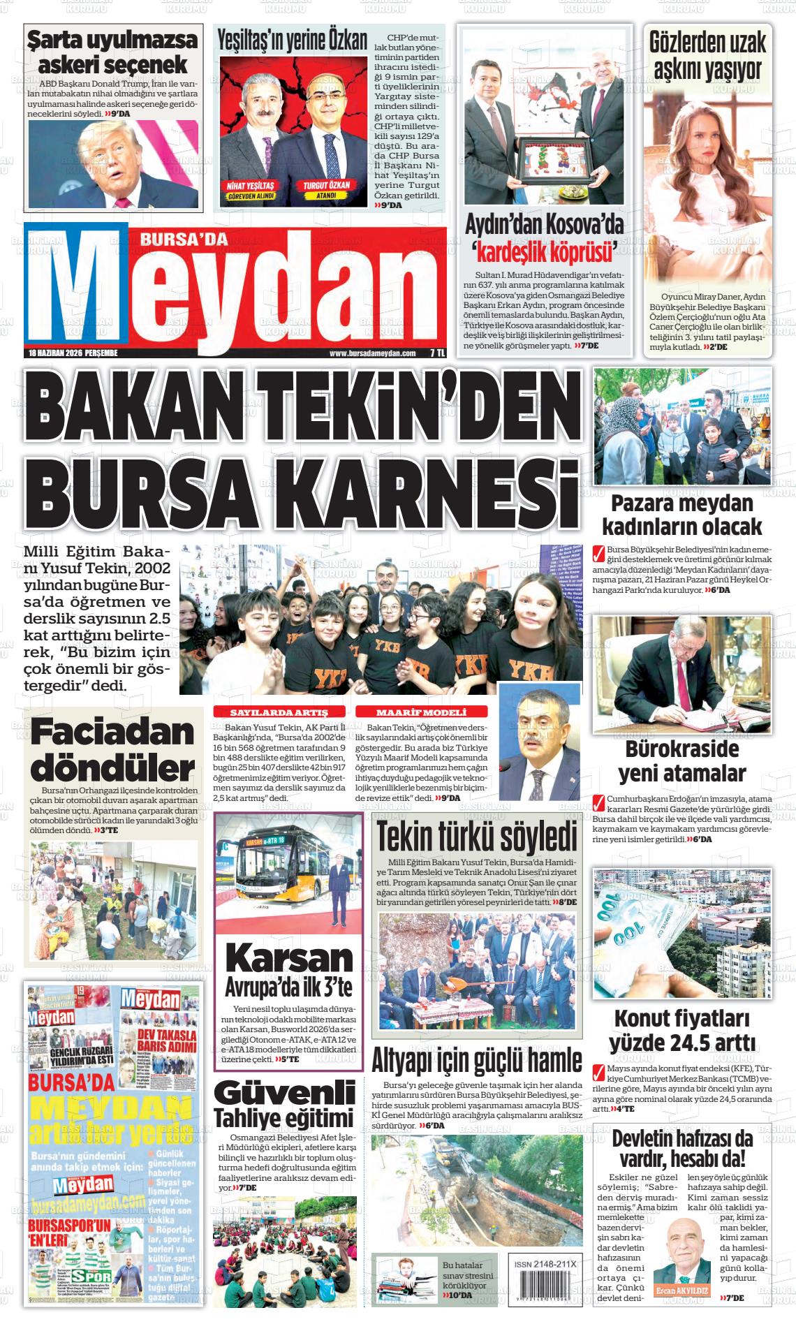 Bursa Dameydan 18.06.2026