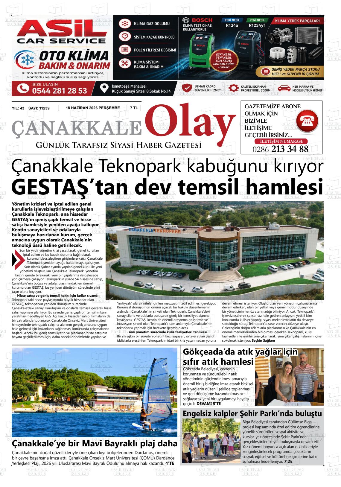 Canakkale Olay 18.06.2026